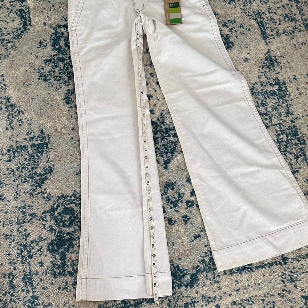 Roxy Women's Flare Jeans in white NWT size 7 y2k - Picture 4 of 9